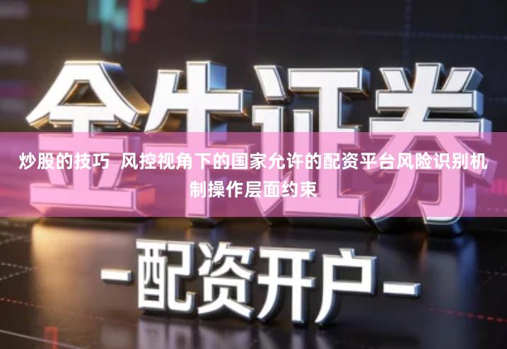 炒股的技巧  风控视角下的国家允许的配资平台风险识别机制操作层面约束