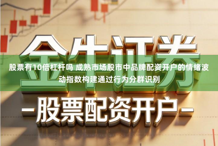 股票有10倍杠杆吗 成熟市场股市中品牌配资开户的情绪波动指数构建通过行为分群识别