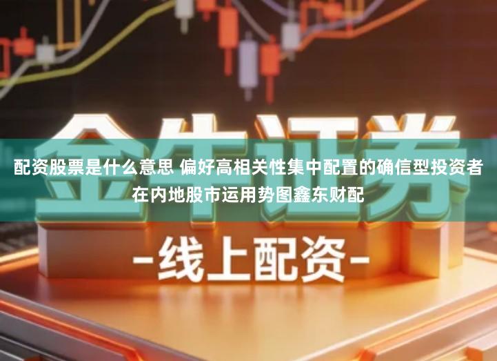 配资股票是什么意思 偏好高相关性集中配置的确信型投资者在内地股市运用势图鑫东财配
